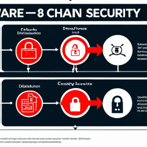 Home 16 **Image Prompt for Supply Chain Security Overview**: "An infographic illustrating the concept of software supply chain security, highlighting key components such as development, distribution, and usage. Include symbols for threats like hacking, malware, and vendor risks, with a focus on layers of protection."
