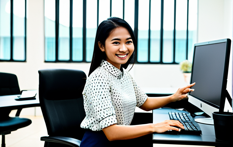 Professional Setting**

"A Southeast Asian woman, in her late 20s, working as a graphic designer in a modern, collaborative workspace in Kuala Lumpur, Malaysia. She is wearing a stylish, modest blouse and professional trousers, fully clothed, appropriate attire, safe for work. She's smiling slightly, focused on her computer screen. The background includes other designers working, lots of natural light, and potted plants. Perfect anatomy, correct proportions, natural pose, professional photography, high quality, well-formed hands, proper finger count, natural body proportions, family-friendly."

**
