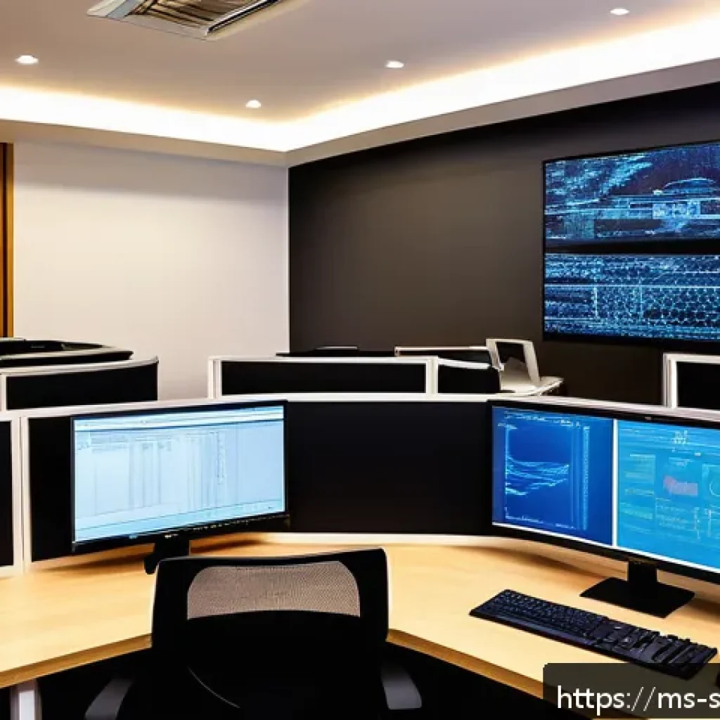 오픈 소스 소프트웨어 공급망 보안 위험 - A modern Malaysian software development office with diverse developers collaborating around multiple...