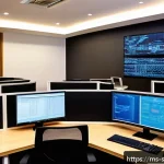 Home 20 오픈 소스 소프트웨어 공급망 보안 위험 - A modern Malaysian software development office with diverse developers collaborating around multiple...