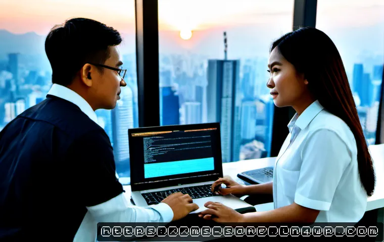 Home 17 소프트웨어 공급망 보안의 최신 기술 발전 - Photorealistic modern cybersecurity operations room in Kuala Lumpur, diverse Malaysian software engi...